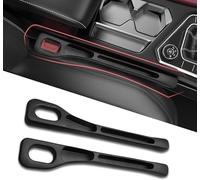 ZYXDMMJH 2 Pièces Remplissage de Siège Intérieur pour Nissan Pulsar (C13) 2014 2015 2016 2017 2018, Bande Anti-Fuite Latérale du Siège de Voiture Gap Filler Pad Accessoires,Black