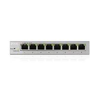 Zyxel Commutateur réseau GS1200-8 8 ports Gigabit géré - VLAN, QoS, IGMP, LAG - Sans ventilateur