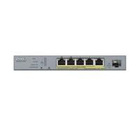 GS1350-6HP - Commutateur - intelligent - 5 x 10/100/1000 (PoE+) + 1 x Gigabit SFP (liaison montante) - de bureau - PoE+ (60 W)