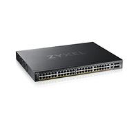 Zyxel Commutateur PoE+ 48 Ports GbE L3 Access avec 6 Liaisons Montantes 10G (600 W) (XGS2220-54HP)