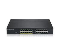 Zyxel Commutateur Poe GbE 24 Ports 130 W 802.3at | Montage en Rack | Commutateur de Mode Hybride Intelligent | Autonome ou Nebula Cloud [GS1915-24EP]