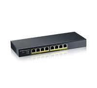 Zyxel GS1900-8HP v3 PoE Géré L2 Gigabit Ethernet (10/100/1000) Connexion Ethernet, supportant l'alimentation via ce port (PoE) Noir