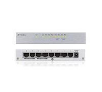 Zyxel Desktop Switch 8 Port Gigabit Ethernet | Plug & Play | boîtier en metal | Sans Ventilateur [GS108B]