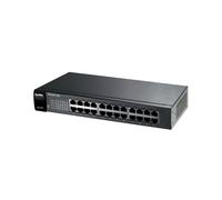 Zyxel ES1100-24E Switch Non-Géré 24 Ports RJ-45 10/100 Mbps, Capacité 4.8 Gbit/s, MAC 8K, Jumbo Frames, Auto MDI/MDI-X, Noir