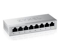 Zyxel Commutateur Ethernet Gigabit Non Géré à 8 ports | Répartiteur Ethernet | Fixation Murale ou de Bureau [GS-108B v5]