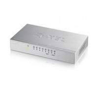 Zyxel Switch Ethernet Gigabit de bureau GS108B – 8 ports, boîtier en métal, Garantie à vie