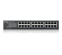 Zyxel GS-1100-24E - Commutateur - non géré - 24 x 10/100/1000 - Montable sur rack, fixation murale