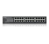 Zyxel GS-1100-24E - Commutateur - non géré - 24 x 10/100/1000 - Montable sur rack, fixation murale