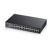ZyXEL GS1100-24E Commutateur de réseau Non géré Gigabit Ethernet (10/100/1000) Noir commutateur réseau - Commutateurs réseaux (Non-géré, Gigabit Ethernet (10/100/1000))