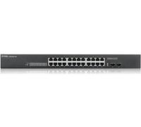 ZyXEL GS1100 Series GS1100-24 - Commutateur - non géré - 24 x 10/100/1000 + 2 x SFP (mini-GBIC)