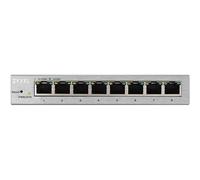 Zyxel 8 Port Gigabit Web Managed Switch | Plug & Play | Supports VLAN, QoS, IGMP & LAG | Sans Ventilateur [GS1200-8]