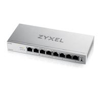 Zyxel GS1200-8HPV3 Géré L2 Gigabit Ethernet (10/100/1000) Connexion Ethernet, supportant l'alimentation via ce port (PoE) Bureau Gris