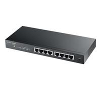 Zyxel Switch Gigabit à 8 Ports | Gestion Intelligente | Montage sur Bureau/Mur et sans Ventilateur | VLAN, IGMP, QoS | Limited Lifetime Protection [GS1900-8]