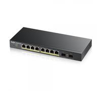 Zyxel GS1900-8HP v3 PoE, Géré, L2, Gigabit Ethernet (10/100/1000), Full duplex, Connexion Ethernet, supportant l'alimentation via ce port (PoE) GS1900
