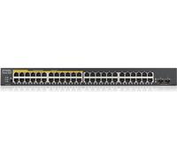 Zyxel GS190048HPV2-EU0101F ZyXEL Switch 48x GE GS1900-48HP V2 48 ports Gbe L2 PoE