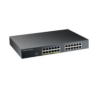 Zyxel GS1915-24EP Géré L2 Gigabit Ethernet (10/100/1000) Connexion Ethernet, supportant l'alimentation via ce port (PoE) 1U Noir