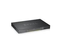 Zyxel GS1920-24HPV2, Géré, Gigabit Ethernet (10/100/1000), Connexion Ethernet, supportant l'alimentation via ce port (PoE), Grille de montage GS192024