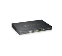 Zyxel GS1920-24HPv2 Géré L2/L3/L4 Gigabit Ethernet (10/100/1000) Connexion Ethernet, supportant l'alimentation via ce port (PoE) Noir
