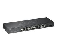 Zyxel GS1920-24v2 - Commutateur - intelligent - 24 x 10/100/1000 + 4 x SFP Gigabit combiné - Montable sur rack