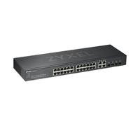 Zyxel GS1920-24v2 - Commutateur - intelligent - 24 x 10/100/1000 + 4 x SFP Gigabit combiné - Montable sur rack