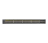 Zyxel GS1920-48HPv2 - Commutateur - intelligent - 48 x 10/100/1000 (PoE+) + 4 x SFP Gigabit combiné + 2 x Gigabit SFP - Montable sur rack - PoE+ (375 W)