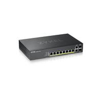 Zyxel GS2220-10HP-EU0101F commutateur réseau Géré L2 Gigabit Ethernet (10/100/1000) Connexion Ethernet, supportant l'alimentation via ce port (PoE) Noir