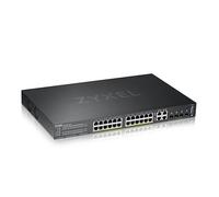 Zyxel GS2220-28HP-EU0101F commutateur réseau Géré L2 Gigabit Ethernet (10/100/1000) Connexion Ethernet, supportant l'alimentation via ce port (PoE) Noir