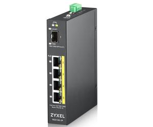 Zyxel RGS100-12P, 5 Port unmanaged PoE Switch, 120 Watt PoE, DIN Rail, IP30, 12-58V DC