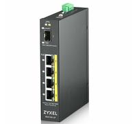 Zyxel RGS100-5P Non-géré L2 Gigabit Ethernet (10/100/1000) Connexion Ethernet, supportant l'alimentation via ce port (PoE) Noir