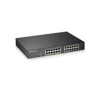 Zyxel GS1900-24EP - Commutateur - Intelligent - 24 x 10/100/1000 (12 PoE) - Montable sur rack, fixation murale - PoE (130 W)