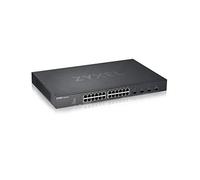 Zyxel Switch Ethernet intelligent administrable, 24 ports Gigabit, 4 slots SFP+ 10G et mode Cloud hybride [XGS1930-28]