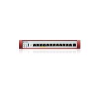 Zyxel USG FLEX 500H Pare-feu 10Gbit/s, VPN 2Gbit/s, IPS/IDS 3500Mbit/s, 12 RJ-45, 1 USB 3.2 Gen 1, VLANs 64, IKEv2/IPSec/SSL