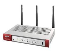 Zyxel USG20W-VPN-EU0101F routeur sans fil Gigabit Ethernet Bi-bande (2,4 GHz / 5 GHz) 4G Gris, Rouge, Pare-feu