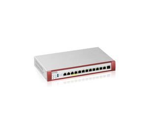 Zyxel USGFLEX500H Pare-feu 10Gbit/s, 12 ports Ethernet RJ-45, USB 2.0, Algorithmes SSL/TLS, Gestion uOS