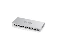 Zyxel XGS1010-12-ZZ0102F Switch Non-Géré 8xGigabit Ethernet, 2x2.5G, 2xSFP+, QoS, 66Gbps, 16K MAC, Jumbo Frames 12000, Gris
