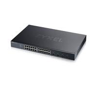 Zyxel Commutateur géré Intelligent Gigabit Ethernet 24 Ports | 4 emplacements SFP+ 10G | Mode Cloud Hybride [XGS1935-28]