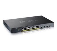 Zyxel XGS1935 Series XGS1935-28HP - Commutateur - géré - L3 Lite - intelligent - 24 x 10/100/1000 (PoE) + 4 x SFP+ 10 Go (liaison montante) - Montable sur rack - PoE+ (375 W) - pour Zyxel DAC10G-1M v2