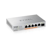 Zyxel Commutateur non géré multi-ports 2,5 G à 5 ports | 1 x 10 G SFP+ | Support mural ou de bureau [XMG-105]