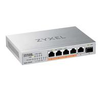 XMG-105 5 Ports 2,5G + 1 SFP+, 4 ports 70W total PoE++ Desktop MultiGig unmanaged Switch