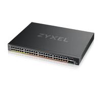 Zyxel XMG2230-52HP Géré L2/L3 2.5G Ethernet (100/1000/2500) Connexion Ethernet, supportant l'alimentation via ce port (PoE) 1U Noir