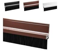 ZYXQQJ 100cm Blanc Joint De Porte D'Entrée Boudin De Porte Isolant Calfeutrer Bas De Porte, Anti-Poussière, L'Isolation Contre Le Froid(Brown,4x100cm/1.6x39in)