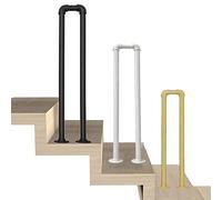 ZYXQQJ 35/45/55/65/75/85/95cm Rampe D'escalier Moderne Main Courante Pour Escaliers Intérieurs Garde-Corps De Sécurité Pour Personnes Âgées Et Enfants(Gold,65cm/2.1ft)