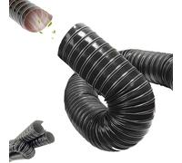 ZYXQQJ 3m 5m 8m 10m Tuyau En Silicone Flexible De Refroidissement De Frein 5.1cm Conduit D'air Noir Tuyau D'aspiration À Induction Résistant À La Chaleur(5m/16.4ft,254mm-10in)