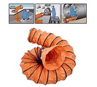 ZYXQQJ 5 10m Tuyau D'Évacuation Flexible en PVC Diamètre 250 300 350 400 450 550 600 Mm Conduit d'air en PVC for Ventilateur D'extraction(5m(16.4ft),250mm-10)