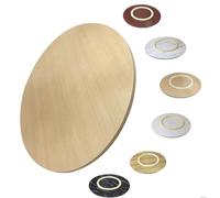 ZYXQQJ 50-100cm Plateau Tournant En Bois Lazy Susan Rond Plateau De Service Plateau Tournant De Salle À Manger À Domicile(Original wood,70cm/27")