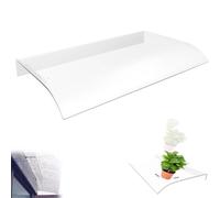 ZYXQQJ Auvent De Porte D'Entrée Auvent De Fenêtre 40 50 60 80 100cm Marquise en Polycarbonate Transparent Toit Abri Protection Contre La Pluie Et UV(50x80cm/19.7x31.5in)