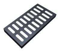 ZYXQQJ Caniveau Exterieur Grille De Drainage en Fonte Robuste 10x50 20x50 30x50 40x60 50x50 60x60 Cm Systèmes De Drainage À Canal Extérieur(30x50x2cm/11.8x20x0.8in)