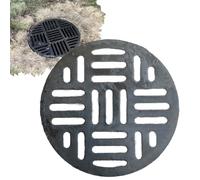 ZYXQQJ Couvercle De Drain D'égout, Siphon De Sol en Fonte Couvercle, Grille De Drainage Rond Durable 20 30 40 45 55 60 68 70 Cm(69.5x3cm-27.4x1.2in)