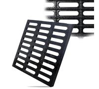 ZYXQQJ Grille De Drainage Carrée 50x50 60x60 70x70cm Grille D'égout en Fonte Couvercle De Tranchée Robuste Couvercle De Drainage 30/40/50mm D'épaisseur(L60xW60xH4cm)