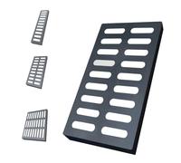ZYXQQJ Grille De Drainage Extérieure en Métal 20×50 40×50 50×50 60×60cm Couvercle De Drainage Rectangulaire for Allée/Paysage/Parking/por(40x50x3cm/15.7x20x1.9in)